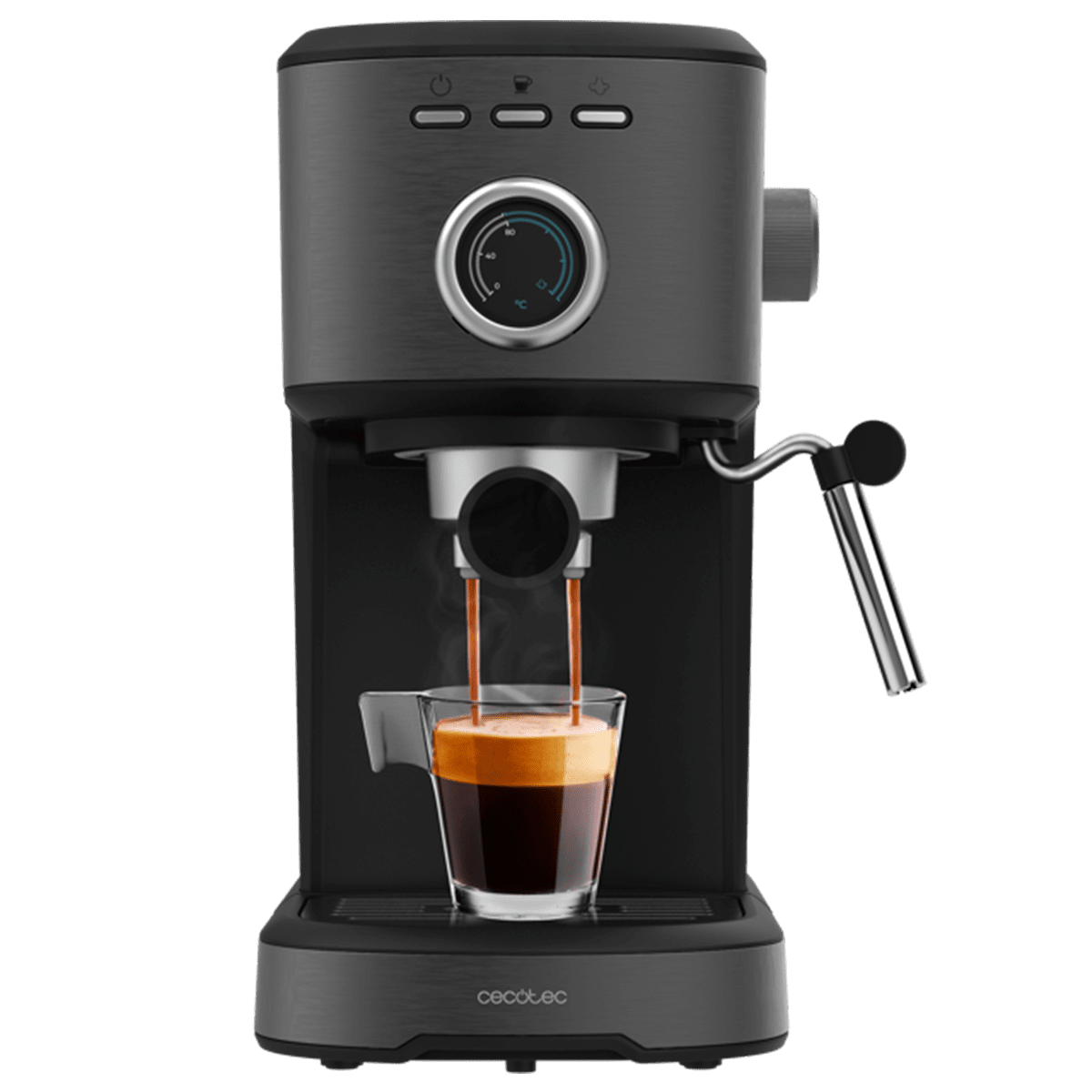 Кавоварка CECOTEC Power Espresso 20 Pecan Steel