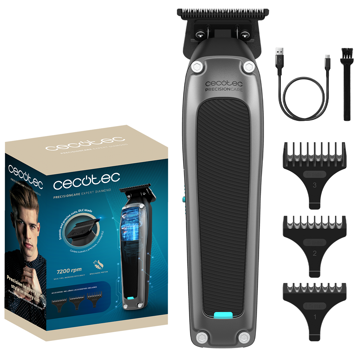 Машинка для стрижки CECOTEC PrecisionCare Expert Diamond