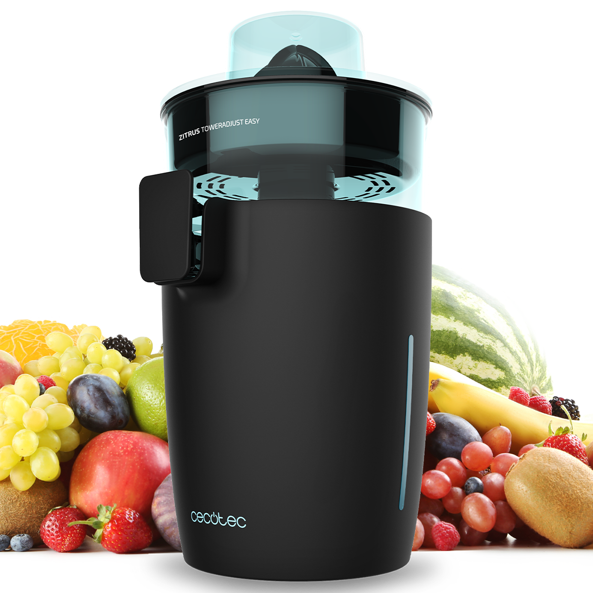 Соковыжималка CECOTEC Zitrus TowerAdjust Easy Black 800 Inox