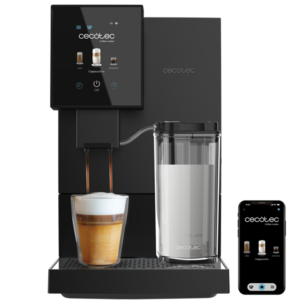 Кофемашина CECOTEC Cremmaet Compactccino Connected