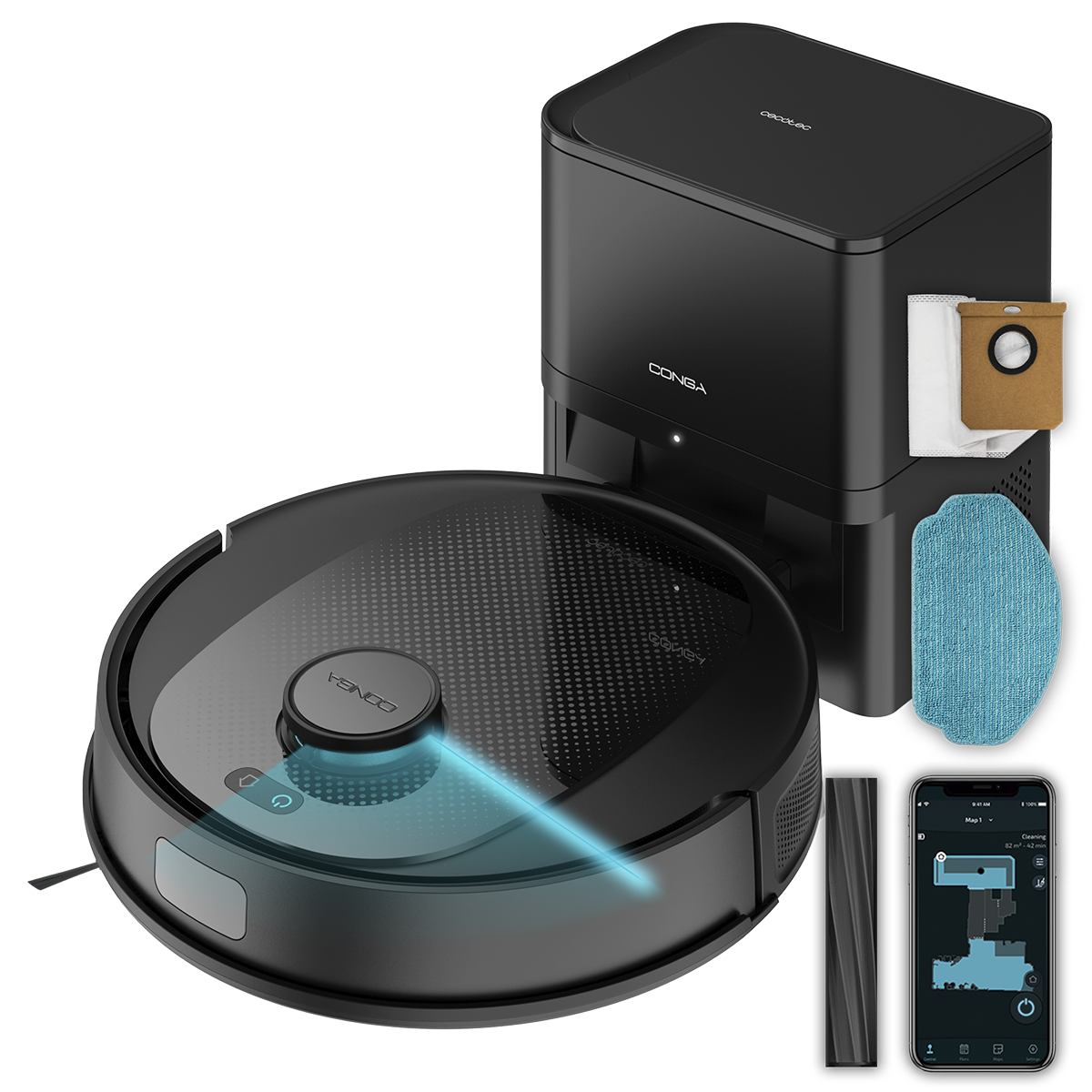 Робот-пилосос Cecotec Conga 7690 Immortal Max Home