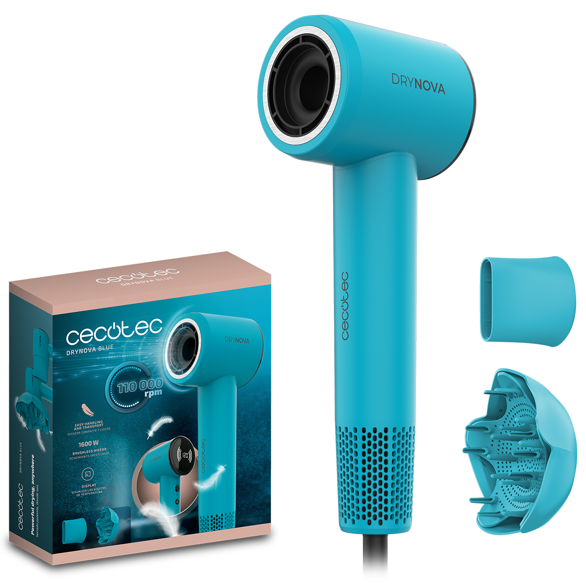 Фен CECOTEC DryNova Blue Wave