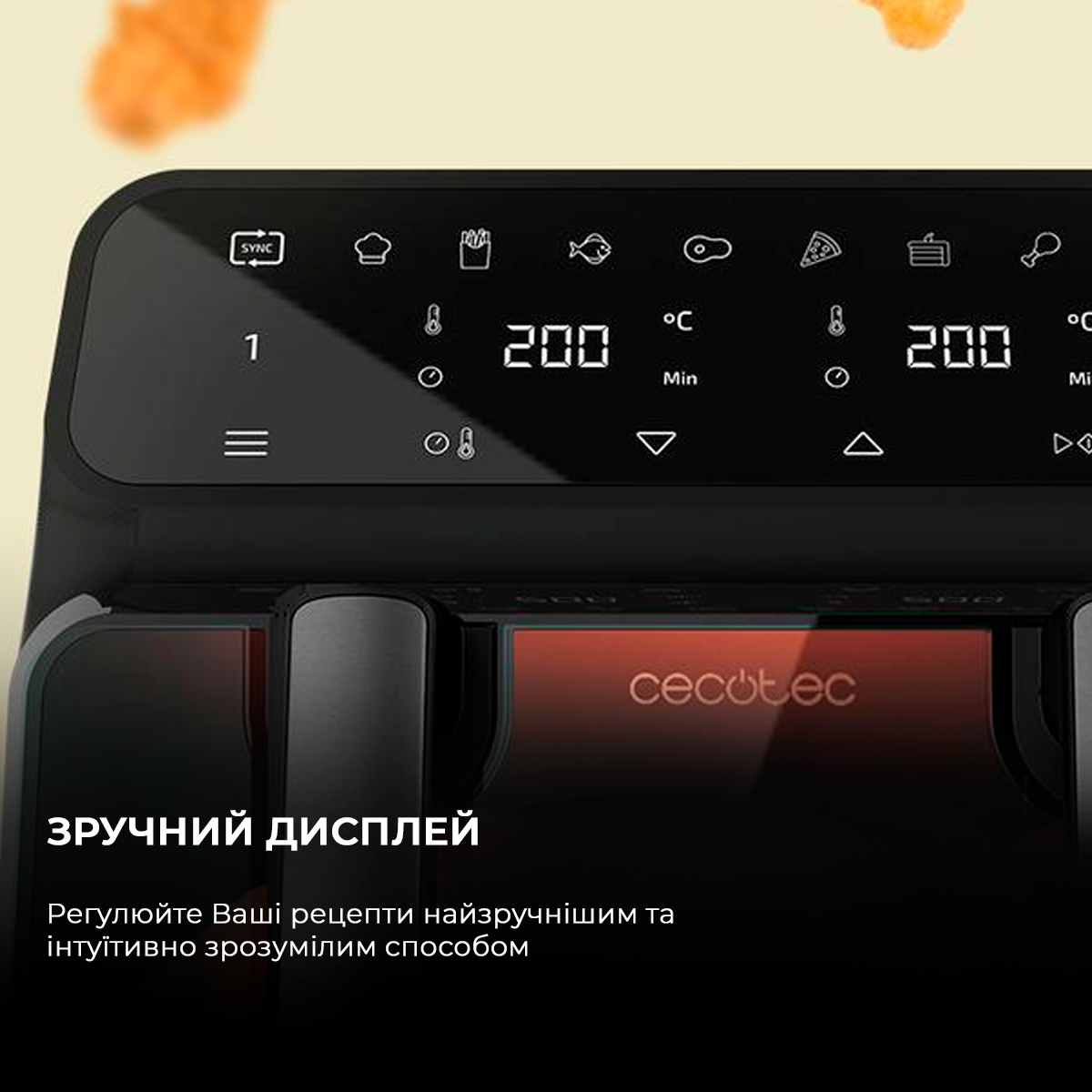 ᐉ Мультипечь Cecotec Cecofry Advance 9000 Window (CCTC-04986) купить по  цене 7 499 грн. в Киеве и Львове, Украина