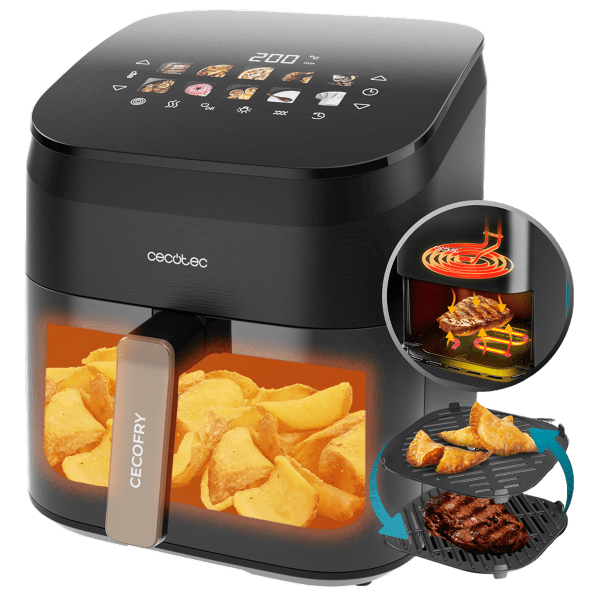 Мультипіч CECOTEC Cecofry&Grill Smokin 6500