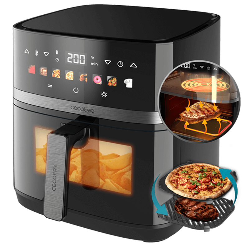 Мультипіч CECOTEC Cecofry&Grill Duoheat 8000