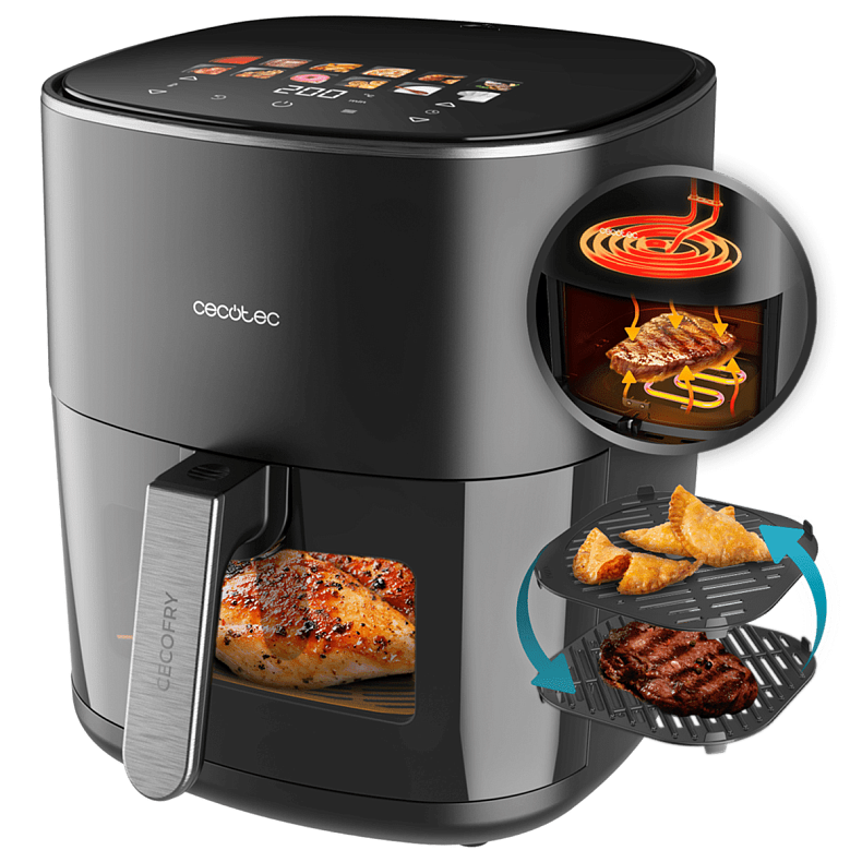 Мультипіч CECOTEC Cecofry&Grill Duoheat 6500