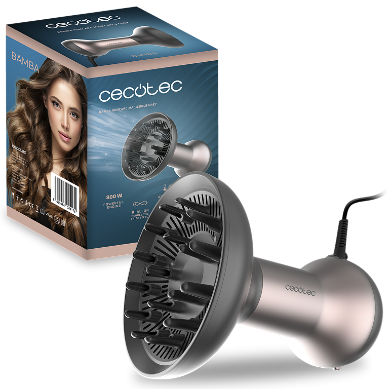 Фен CECOTEC Ionicare MagiCurls Grey 