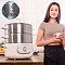 Пароварка CECOTEC Vapovita SteelPot White 