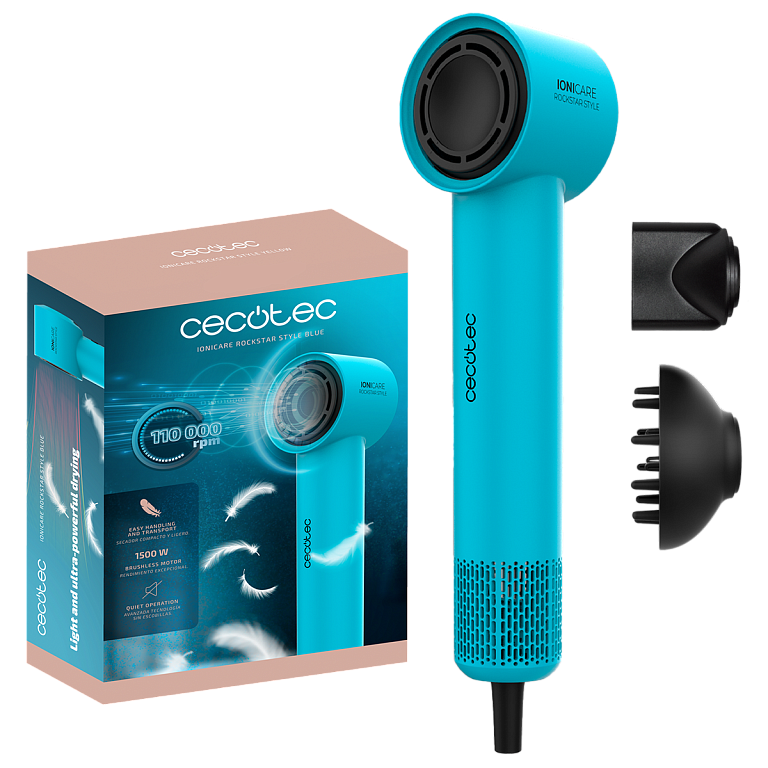 Фен CECOTEC IoniCare RockStar Style Blue  