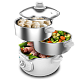 Пароварка CECOTEC Vapovita SteelPot White