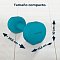 Гантели Cecotec Drumfit 500 DoubleNeo (2шт по 5кг) 