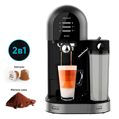 Кофеварка рожковая/капсульная CECOTEC Power Instant-ccino 20 Chic Serie Nera 
