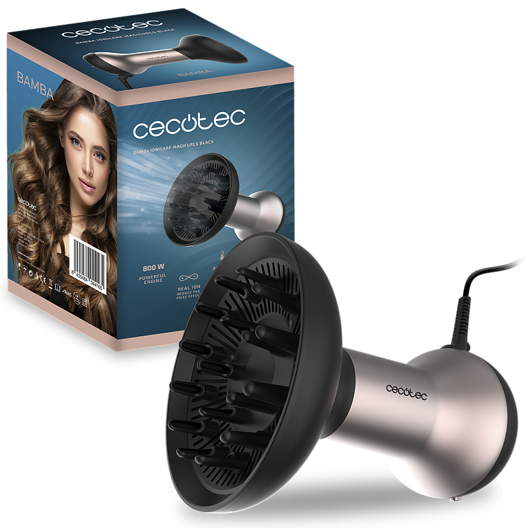 Фен CECOTEC Ionicare MagiCurls Black 