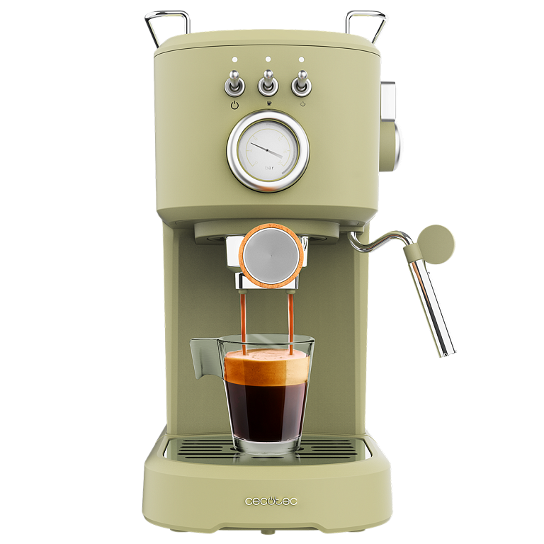 Кавоварка CECOTEC Power Espresso 20 Retro Green 