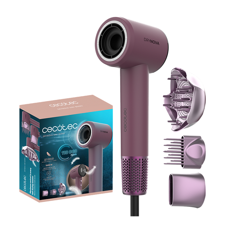 Фен CECOTEC DryNova 3in1 Berry (A01_EU01_110330)