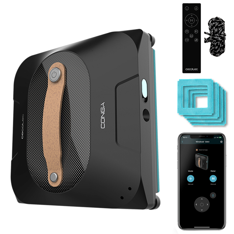 Робот - мойщик окон Cecotec Conga Windroid 1390 Double Spray Connected