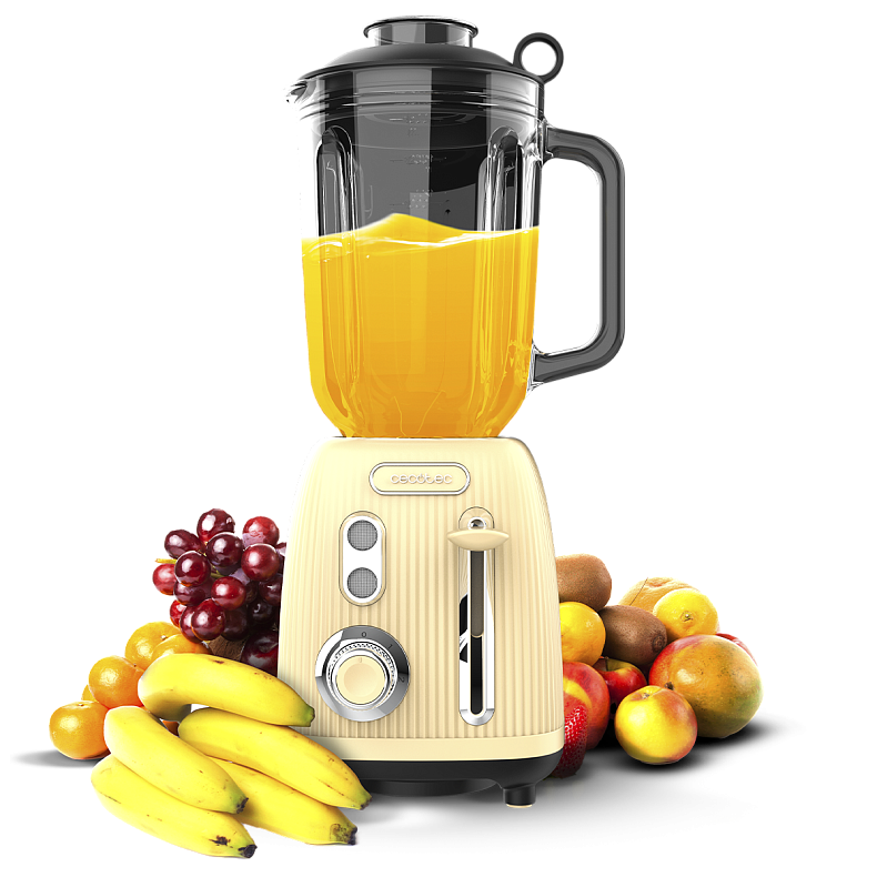 Блендер CECOTEC Power Black Titanium RetroYellow 