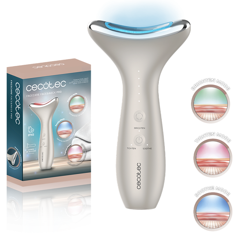 Щітка для фототерапії обличчя CECOTEC FaceCare Face&Neck Pro