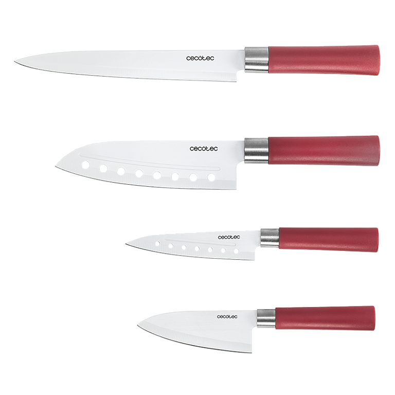 Набор ножей Cecotec 4 Santoku Ceramic-Coated Kit 