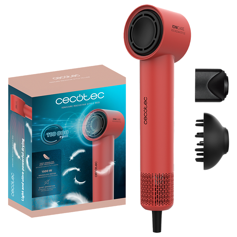 Фен CECOTEC IoniCare RockStar Style Red 