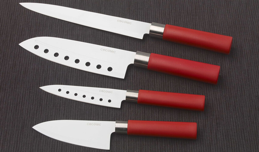 CECOTEC 4 Santoku Ceramic-Coated Kit