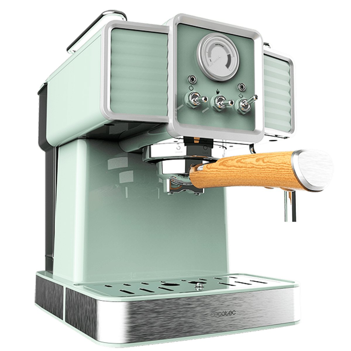Кофеварка рожковая CECOTEC Power Espresso 20 Tradizionale Light Green